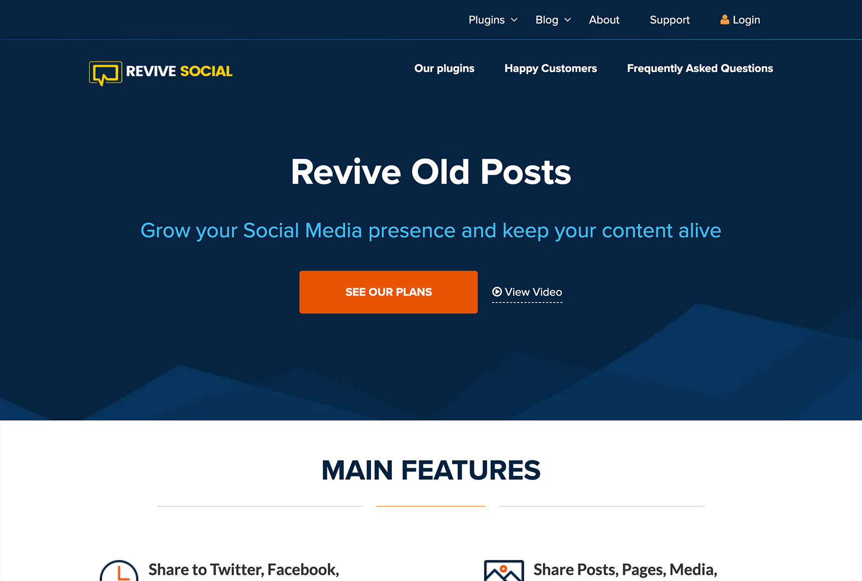 Revive Old Posts masthead image
