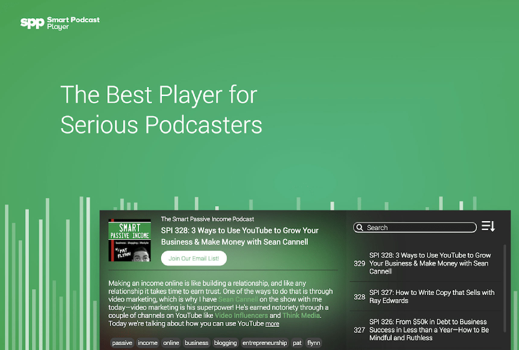 Smart Podcast Player masthead image